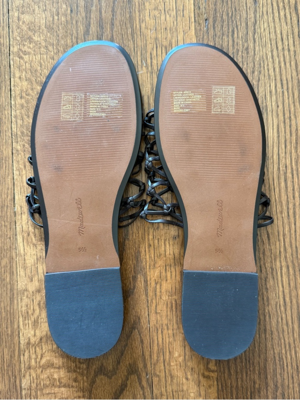 Madewell Chocolate Brown Taryn Sandals - Picture 4 of 4